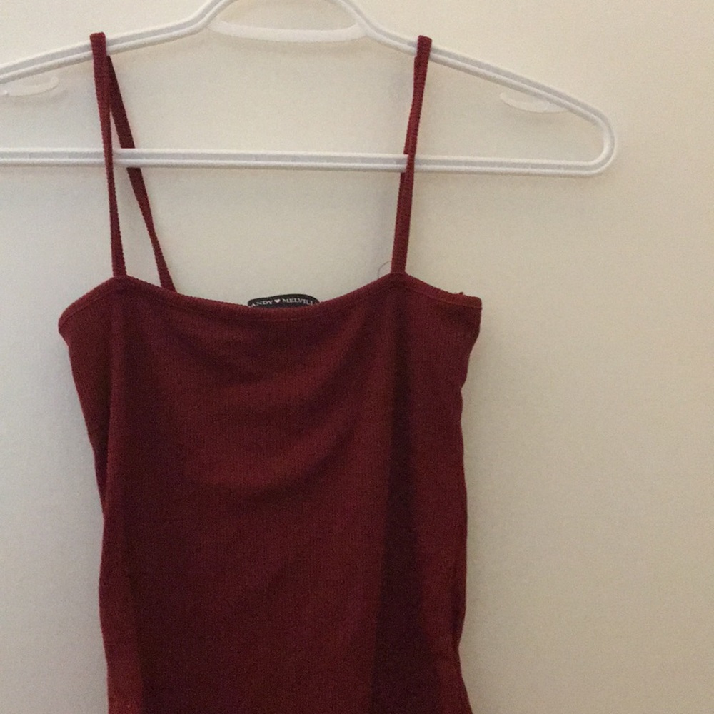 3 for 15- Red Brandy Melville body suit